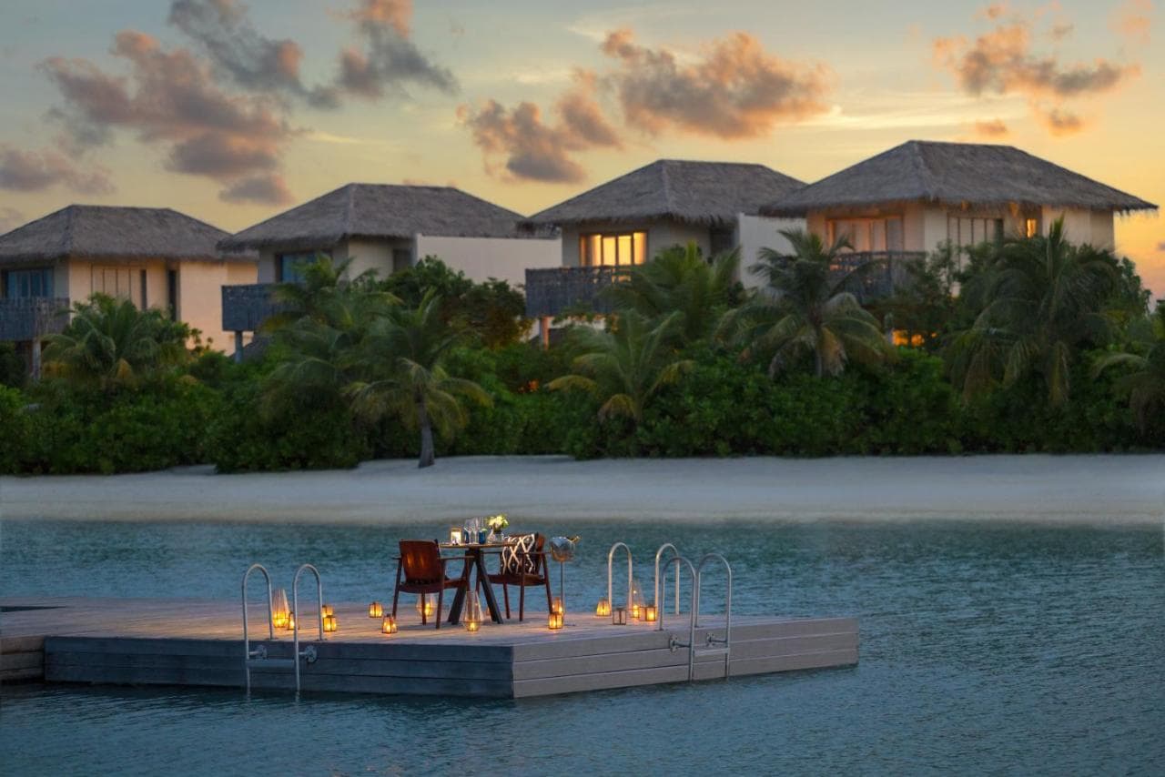 InterContinental Maldives romantic dinner