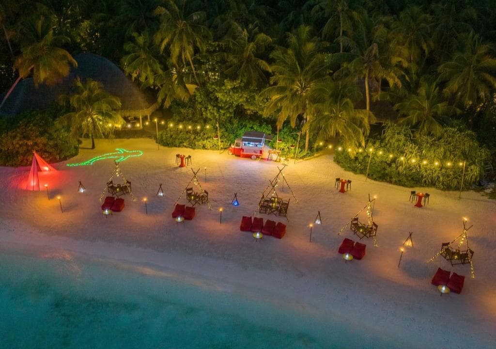 Niyama Private Islands night view